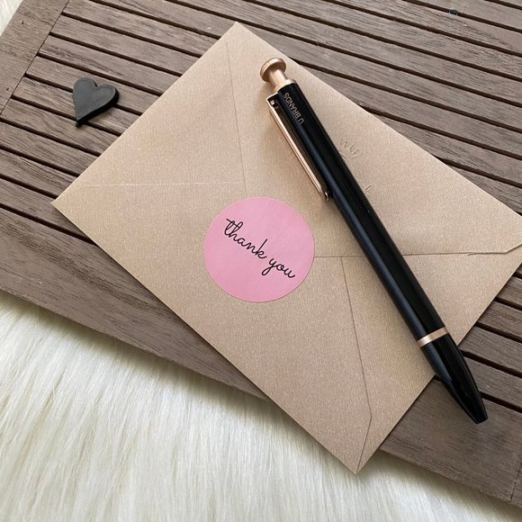 120ct Thank You Round Stickers 1.5” - Picture 5 of 6